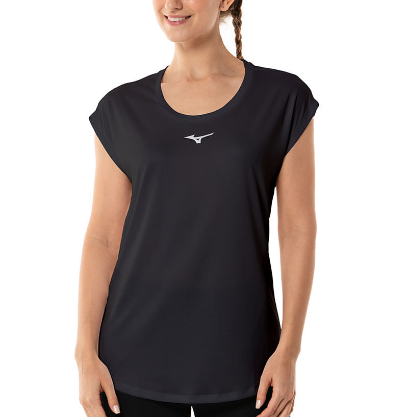 Camiseta Feminina Mizuno Spark Fresh 2 Preto - Renner