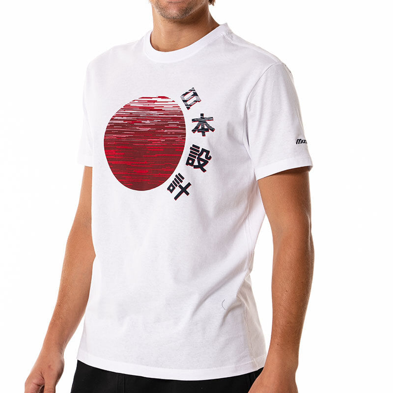Camiseta de Corrida Masculina Mizuno Graphic M