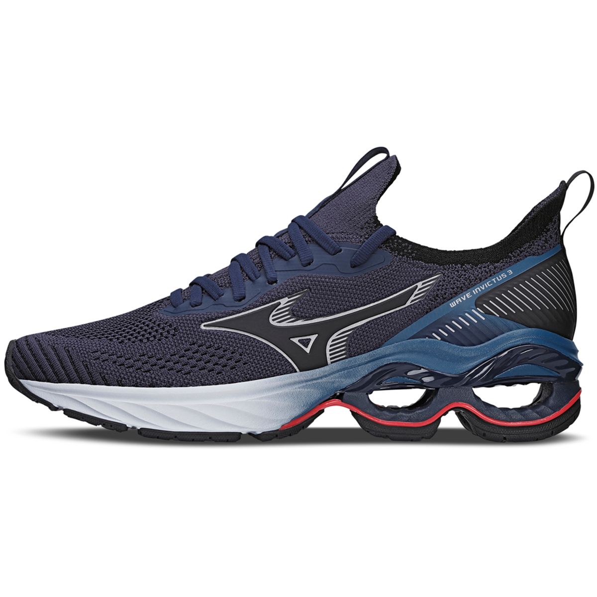 Tênis de Corrida Mizuno Wave Invictus 3 44 Azul