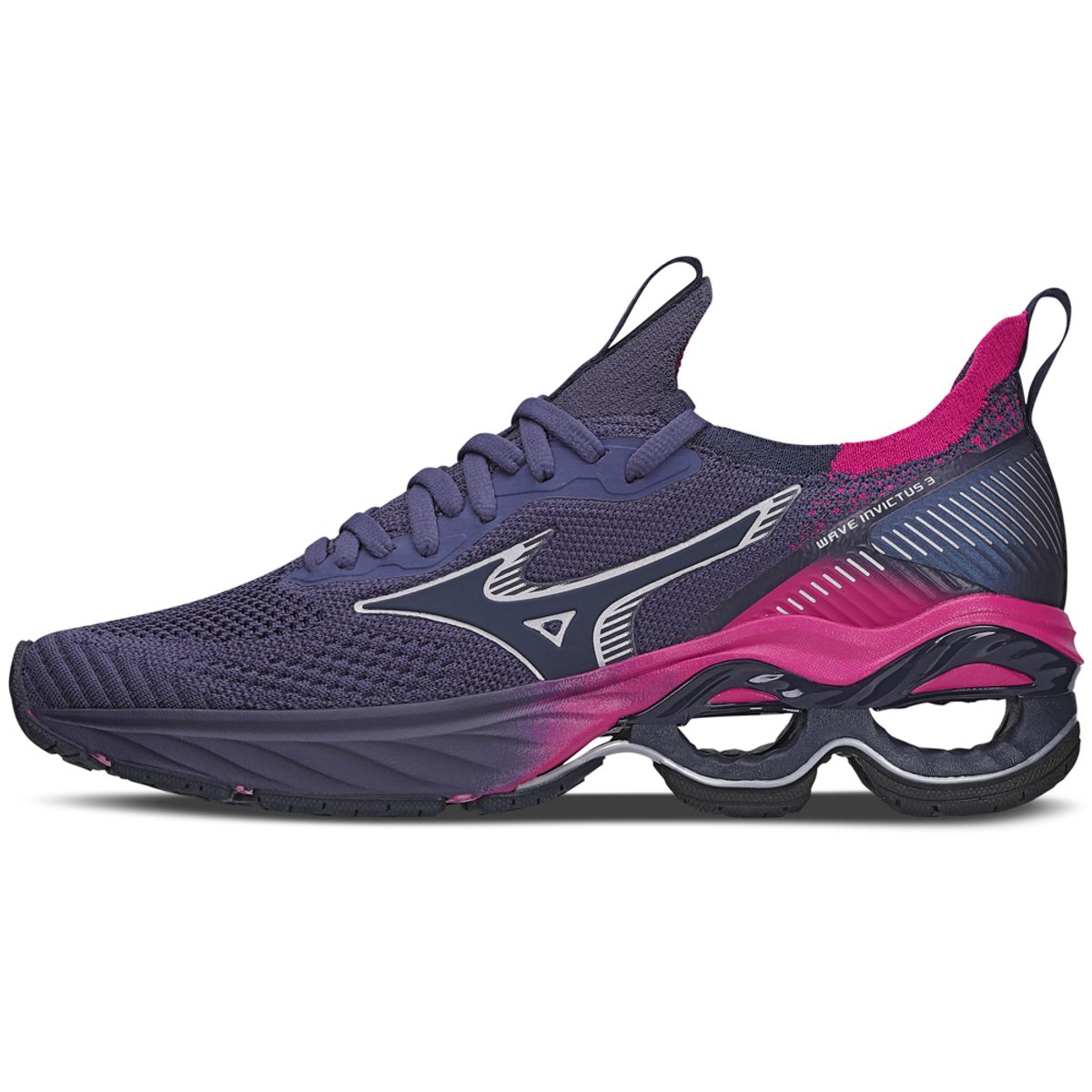 Tênis de Corrida Mizuno Wave Invictus 3 35 Azul