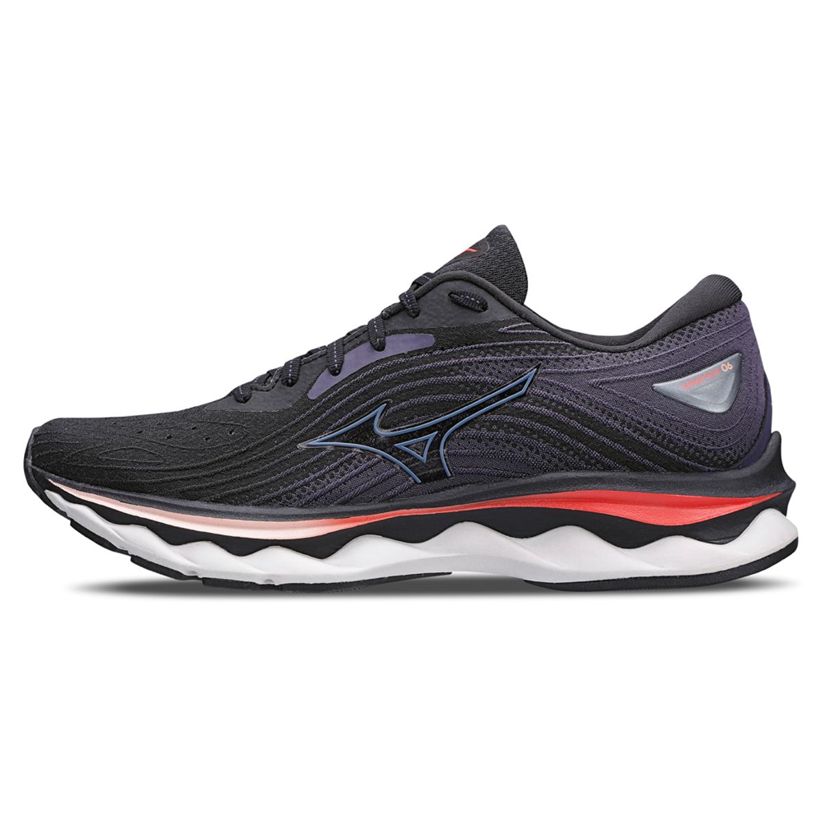 Tênis de Corrida Feminino Mizuno Wave Sky 6 34 Preto