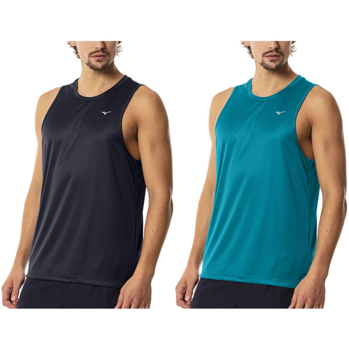 Kit 2 Regata de Treino Masculina Mizuno Energy Menor preço em Kit 2 Regata de Treino Masculina Mizuno Energy