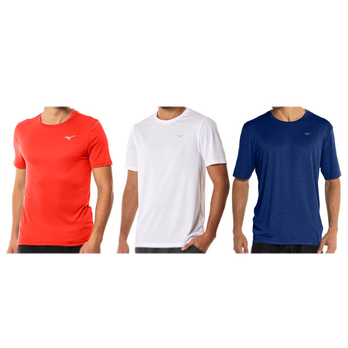 Kit 3 Camiseta Masculina Spark 2 Mizuno Menor preço em Kit 3 Camiseta Masculina Spark 2 Mizuno