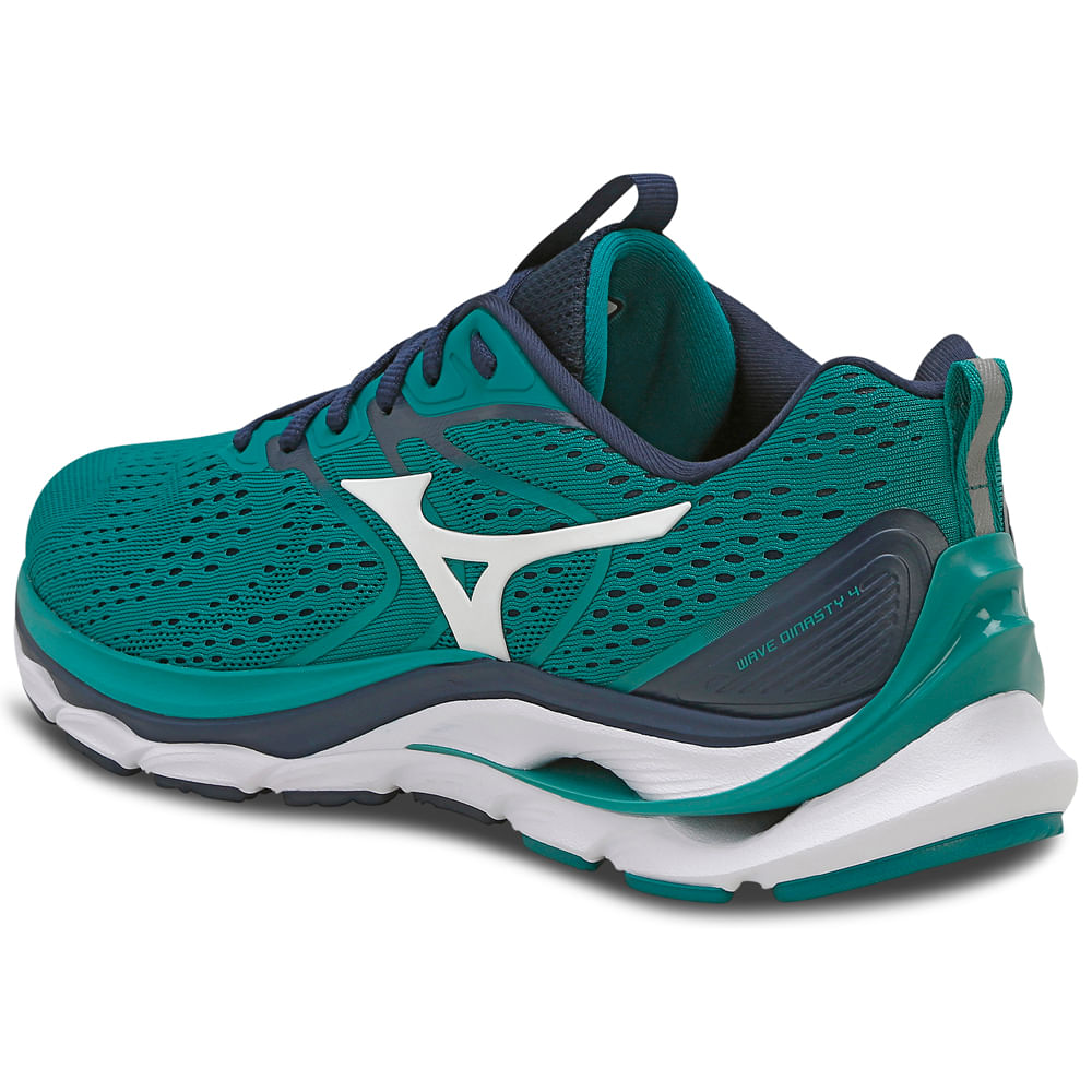 Tênis De Corrida Masculino Mizuno Wave Dynasty 4 Verde