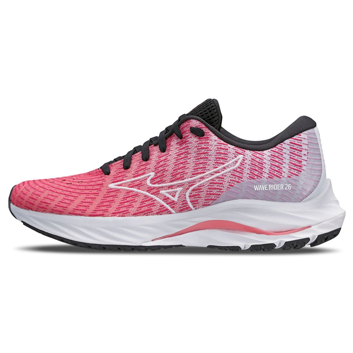 Tênis de Corrida Unissex Mizuno Wave Rider 26 SSW 38 Rosa