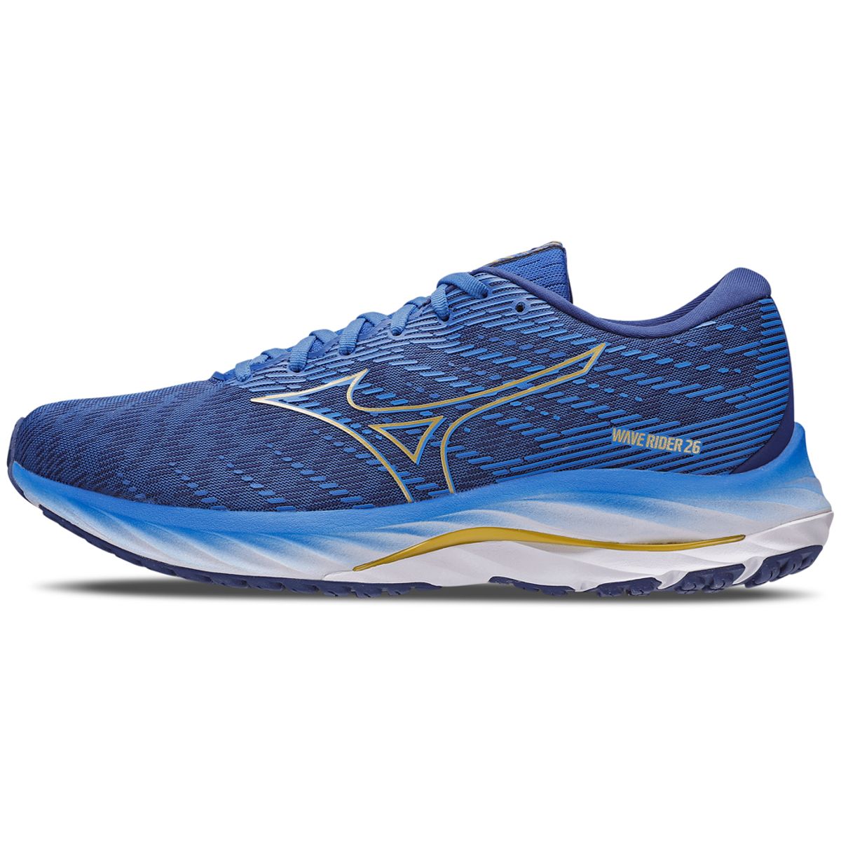 Tênis de Corrida Masculino Mizuno Wave Rider 26 40 Azul