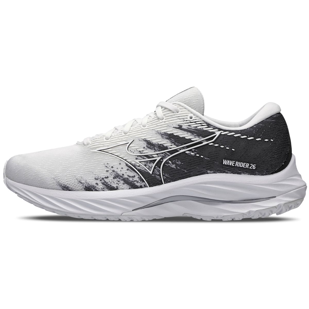 Tênis de Corrida Masculino Mizuno Wave Rider 26 41 Branco