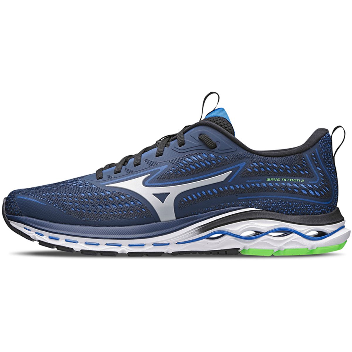 Tênis de Corrida Mizuno Wave Nitron 2 39 Azul