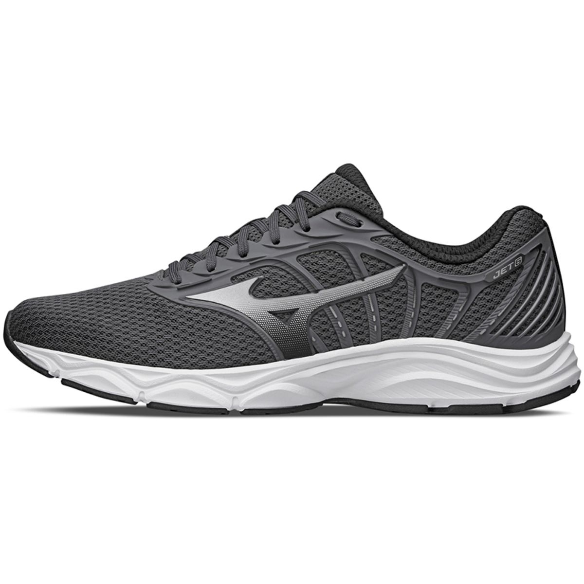 Tênis de Corrida Mizuno Jet 6 41 Cinza
