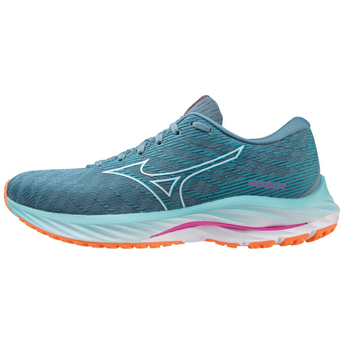 Tênis de Corrida Feminino Mizuno Wave Rider 26 35 Azul