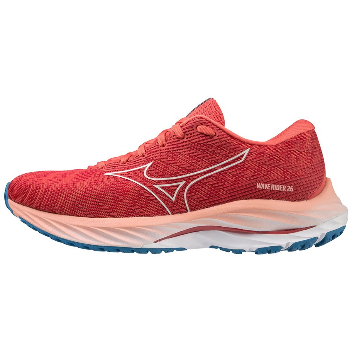 Tênis de Corrida Feminino Mizuno Wave Rider 26 38 Vermelho