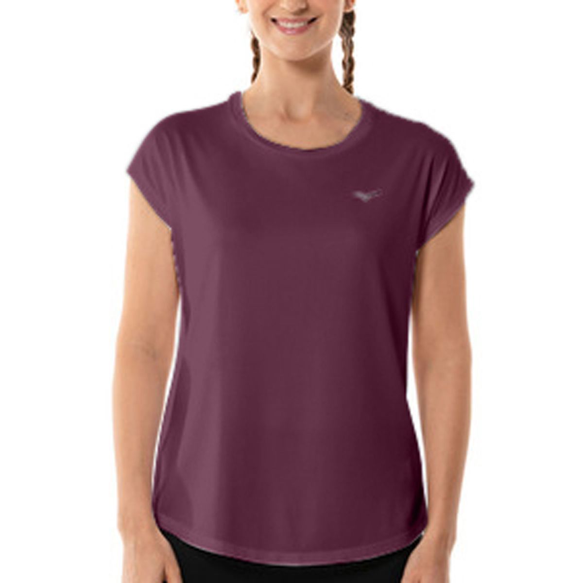 Camiseta de Treino Feminina Mizuno Sportwear G Vermelho