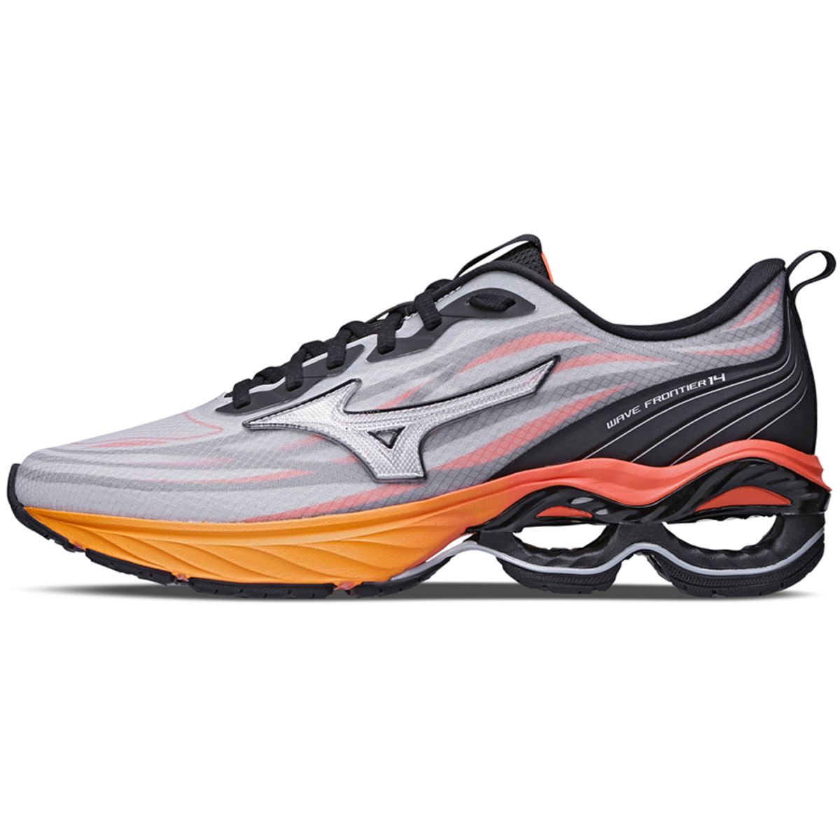 Tênis de Corrida Mizuno Wave Frontier 14 42 Cinza