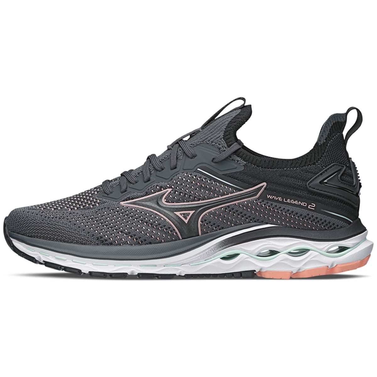 Tênis de Corrida Mizuno Wave Legend 2 36 Cinza