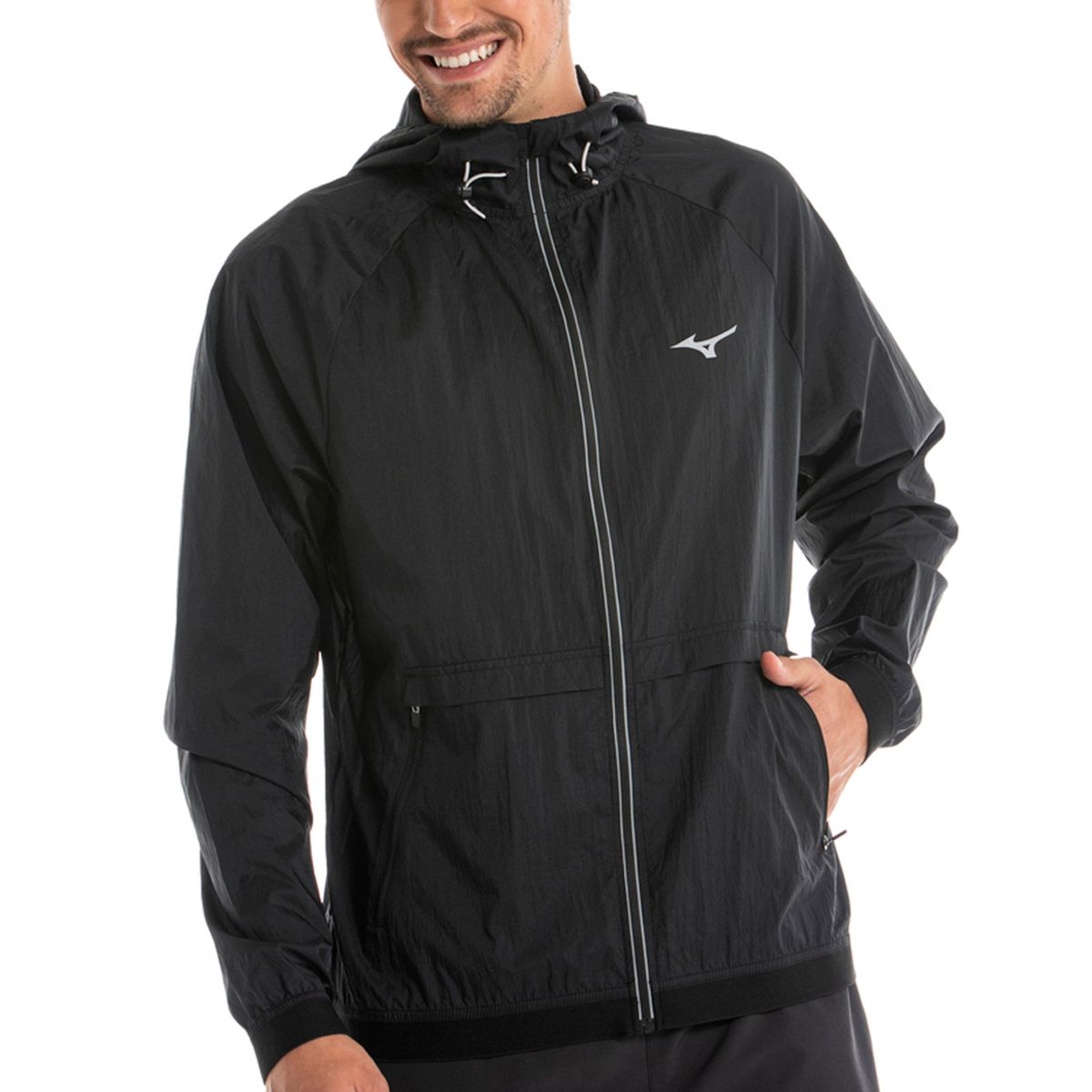 Jaqueta de Corrida Masculina Mizuno High Menor preço em Jaqueta de Corrida Masculina Mizuno High