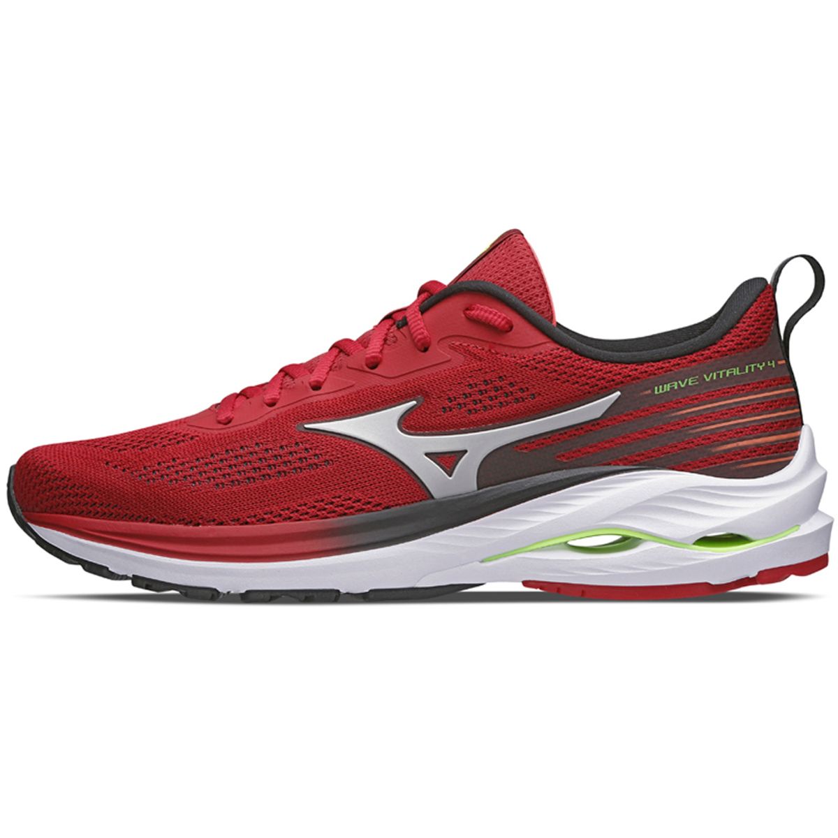 Tênis de Corrida Masculino Mizuno Wave Vitality 4 39 Vermelho