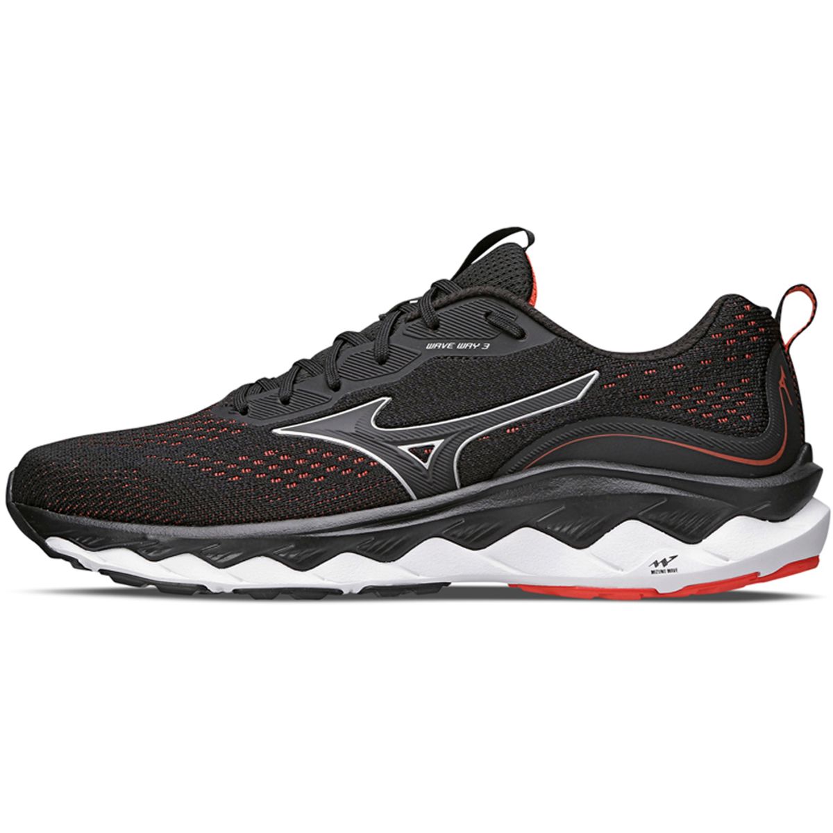 Tênis de Corrida Mizuno Wave Way 3 38 Preto
