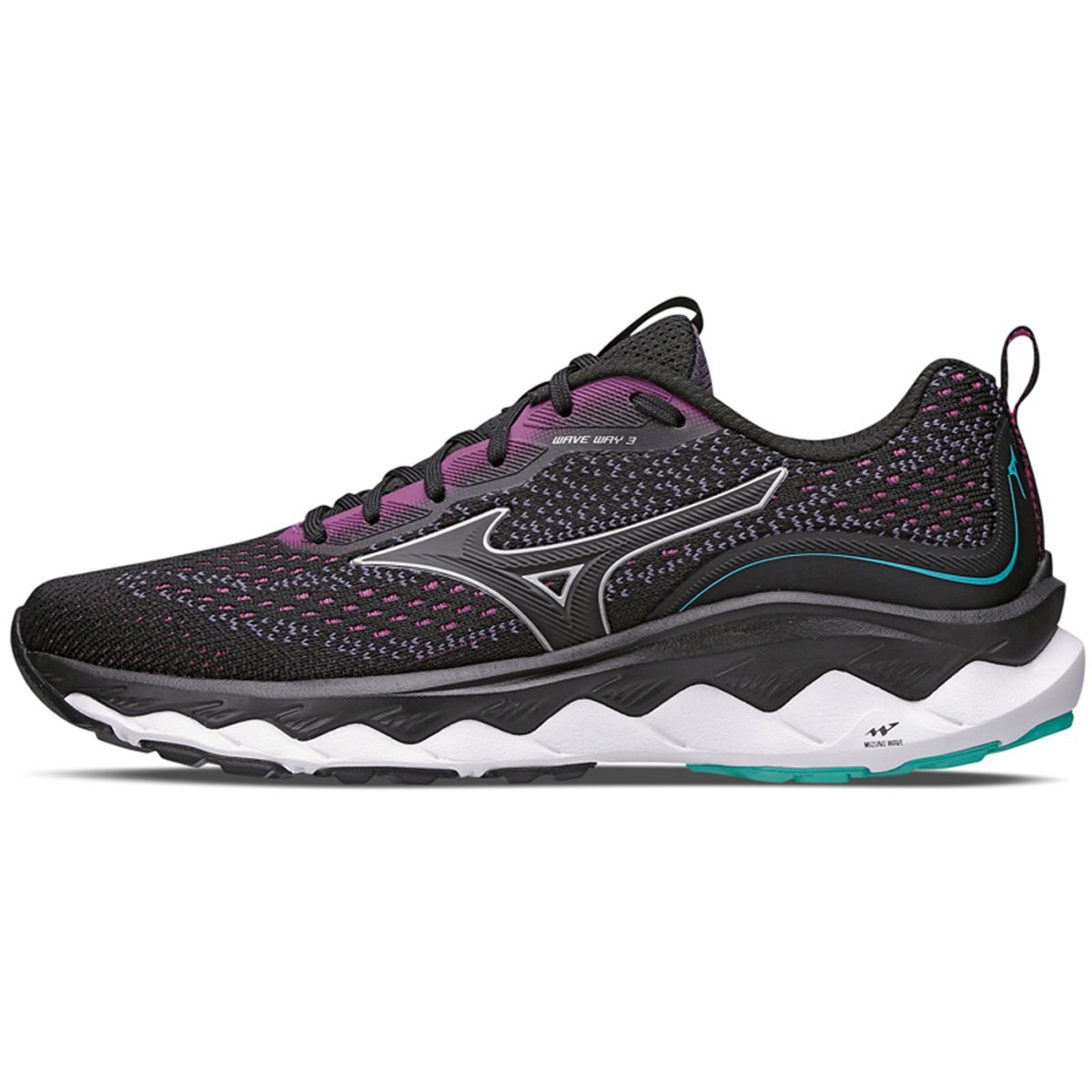 Tênis de Corrida Mizuno Wave Way 3 39 Preto