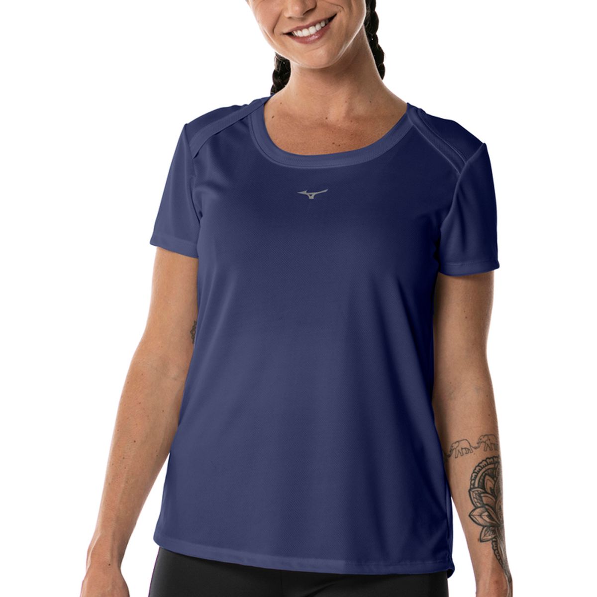 Camiseta de Treino Feminina Mizuno Soul Fit Menor preço em Camiseta de Treino Feminina Mizuno Soul Fit