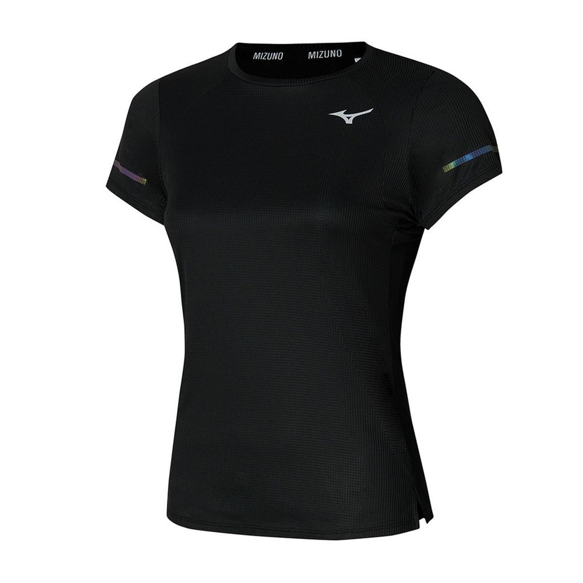 Camiseta de Corrida Feminina Mizuno Dryaeroflow M Preto