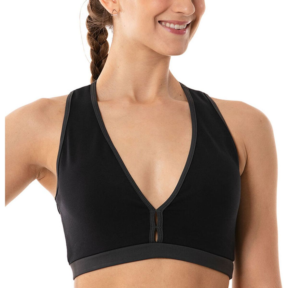 Top de Treino Feminino Mizuno Soul FIT 21 P Preto