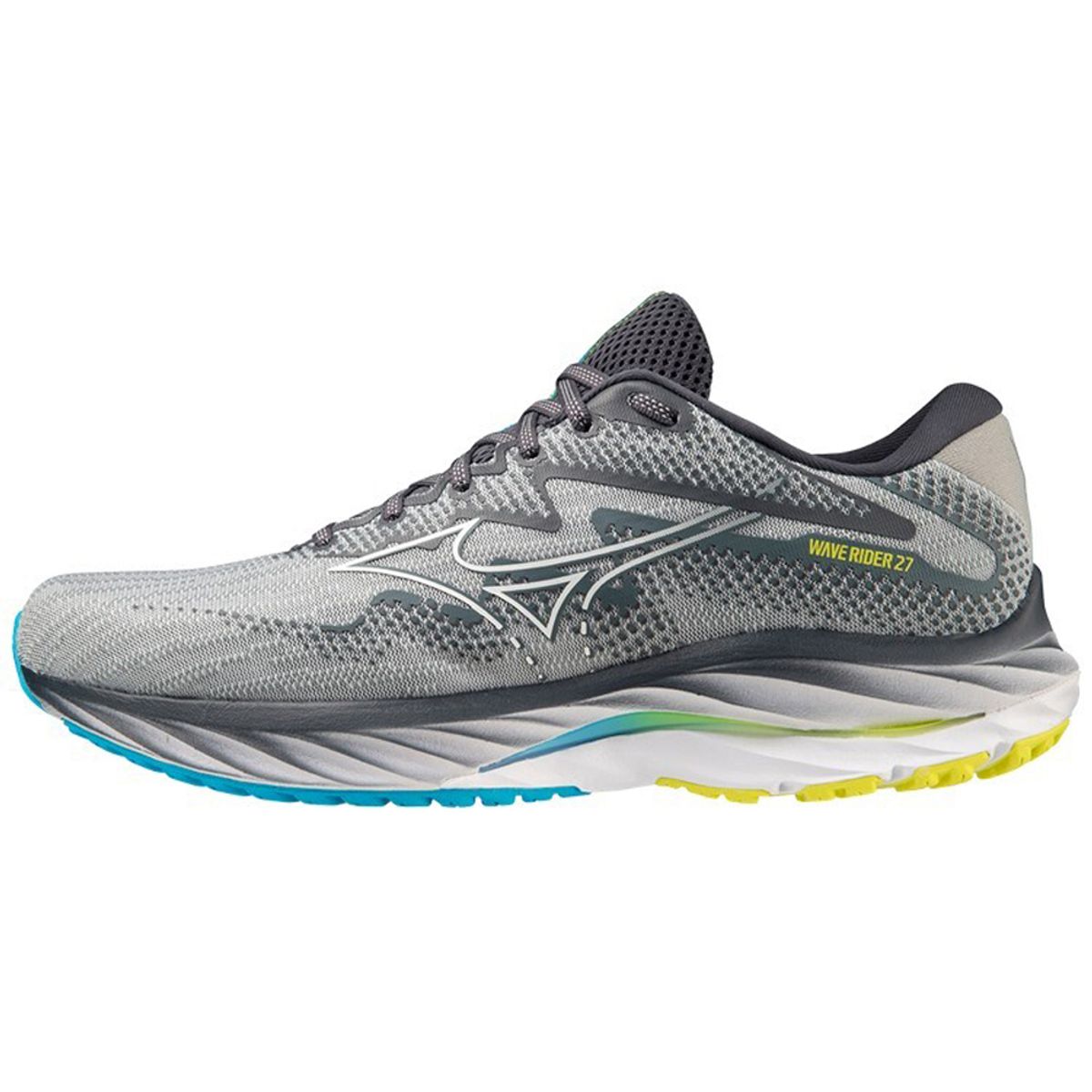 Tênis Masculino Mizuno Wave Rider 27 39 Cinza
