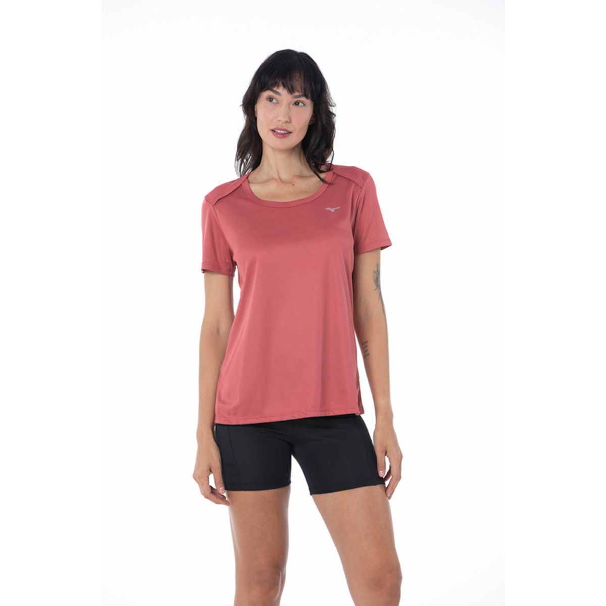 Camiseta de Treino Feminina Mizuno Soul Fit G Vermelho