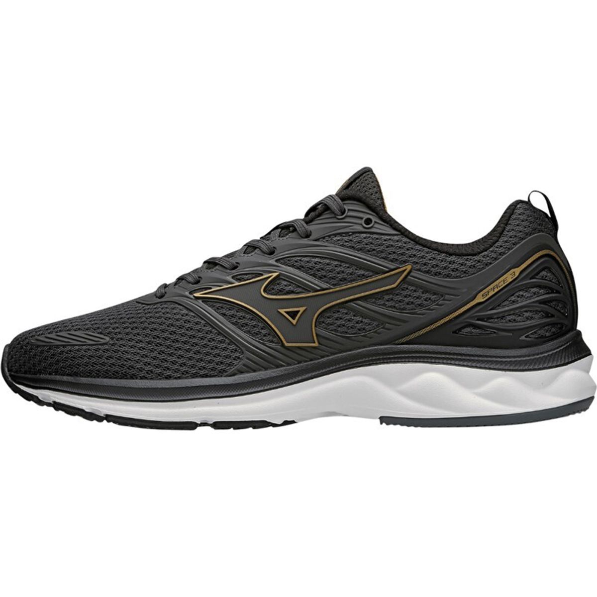 Tênis de Corrida Mizuno Space 3 39 Preto