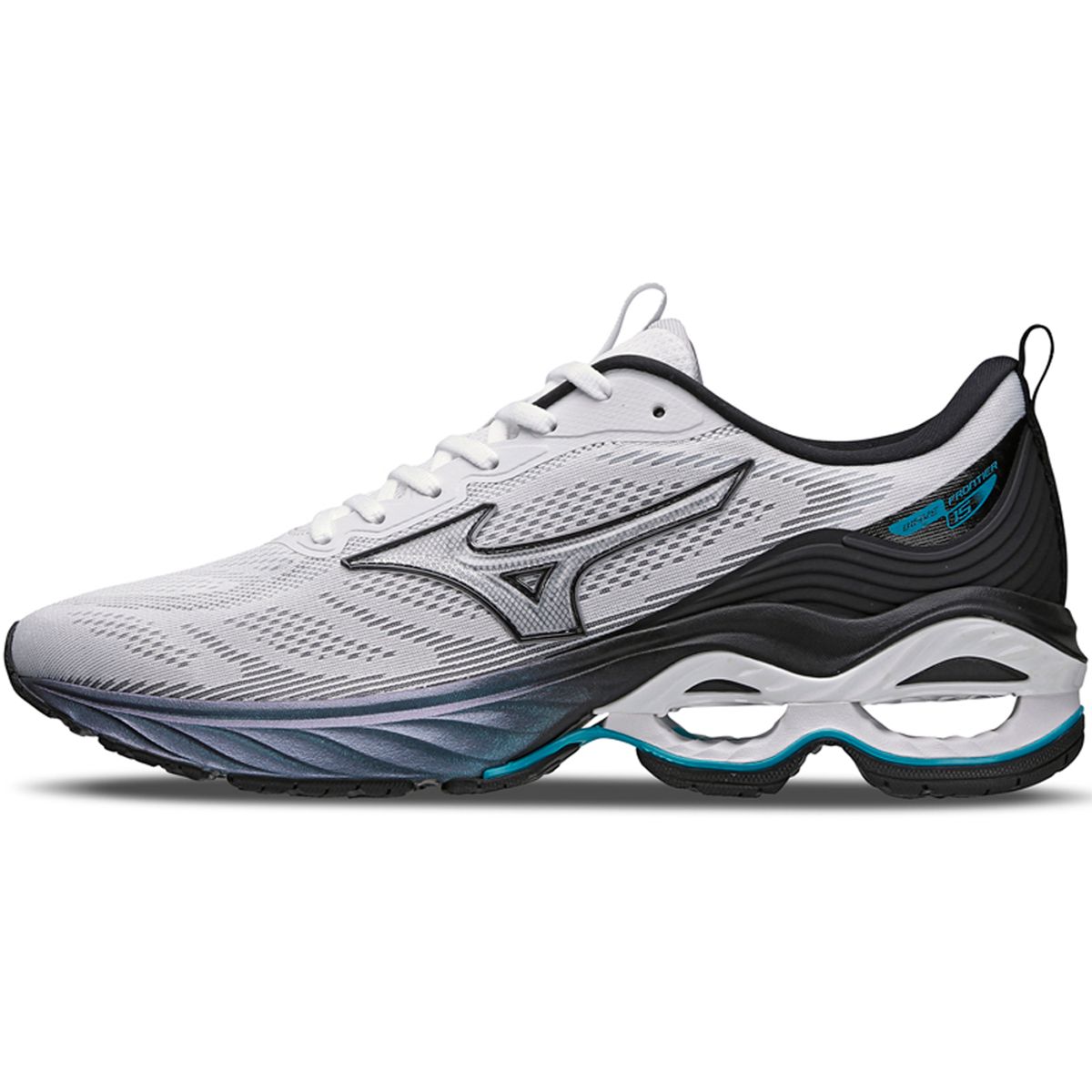 Tênis de Corrida Masculino Mizuno Wave Frontier 15 42 Branco