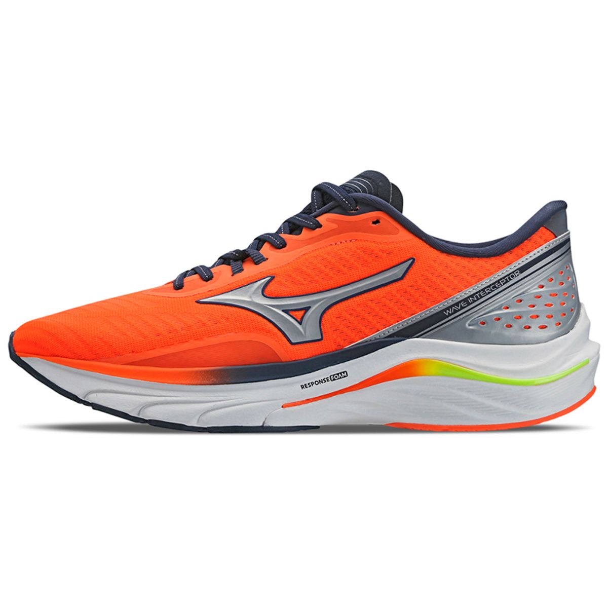 Tênis de Corrida Mizuno Wave Interceptor 38 Laranja