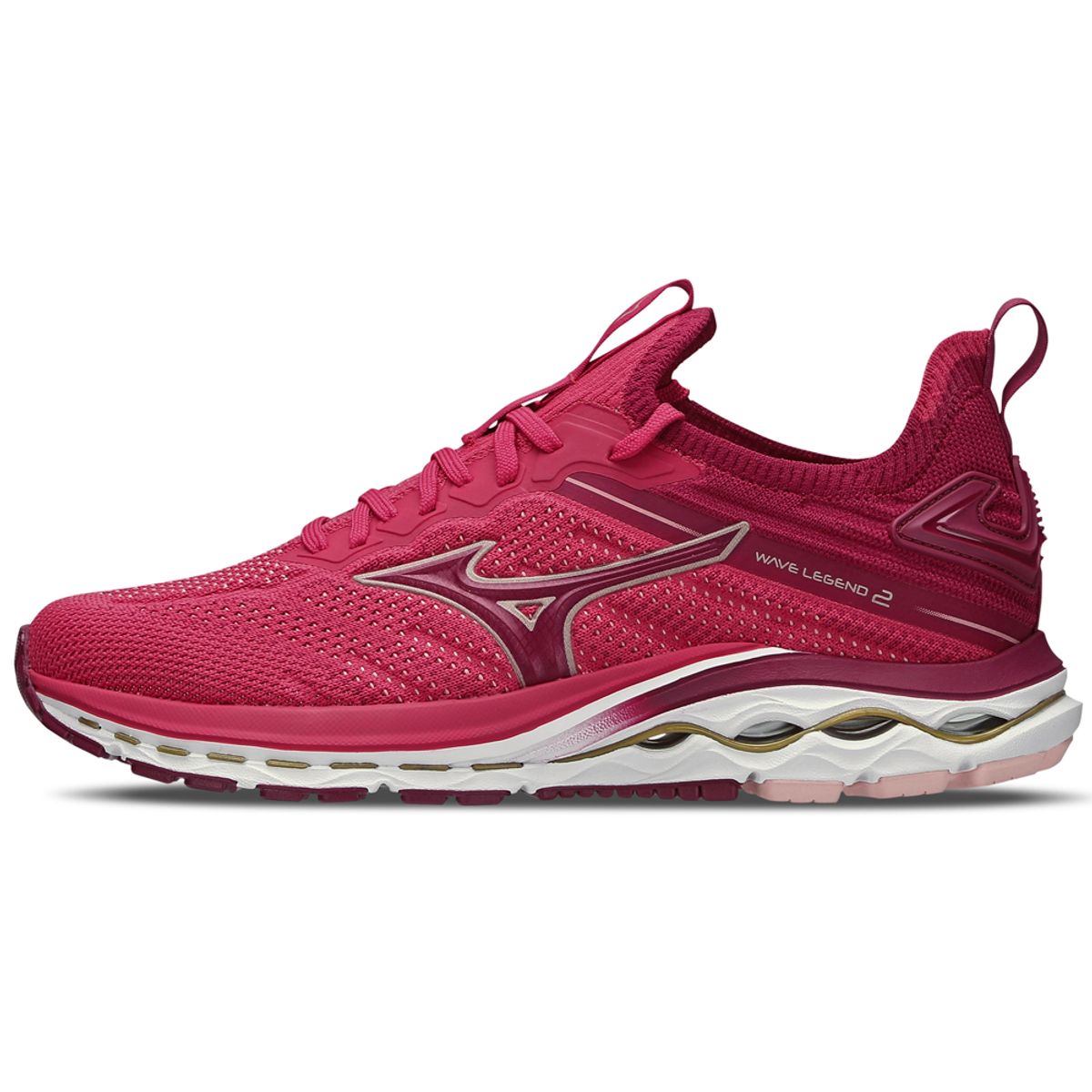 Tênis de Corrida Mizuno Wave Legend 2 36 Vermelho