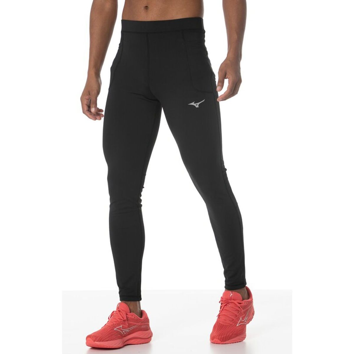 Legging de Compressão Masculina Mizuno Pockets 3 G Preto