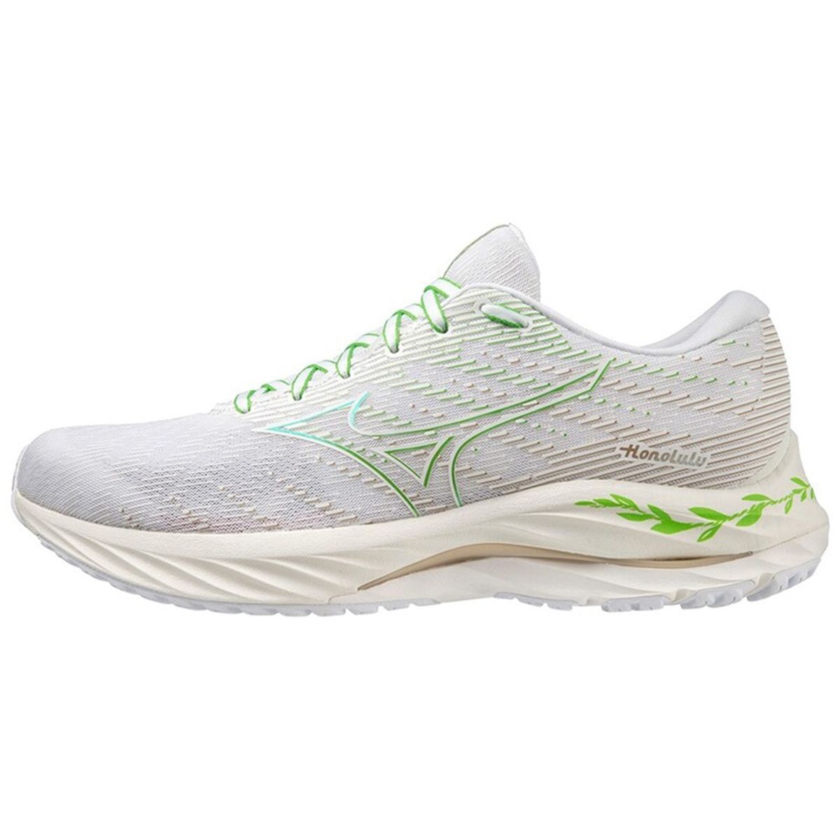 Tênis de Corrida Unissex Mizuno Wave Rider 26 Honolulu 39 Branco