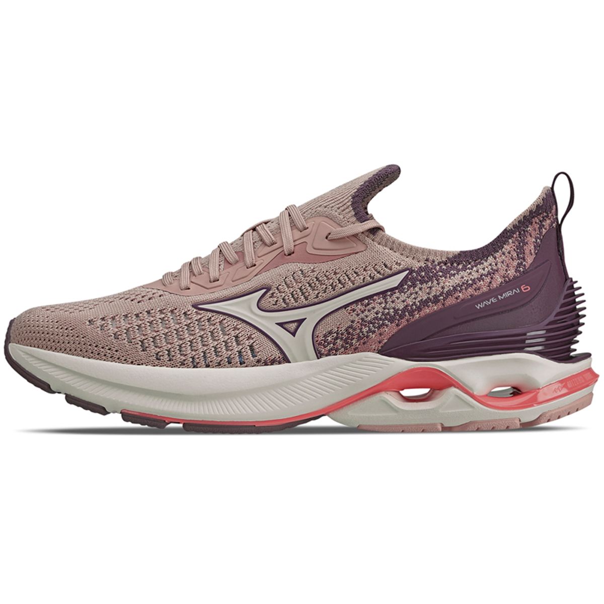 Tênis de Corrida Unissex Mizuno Wave Mirai 6 36 Roxo