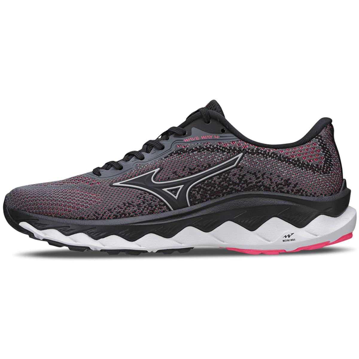Tênis de Corrida Mizuno Wave Way 4 39 Cinza