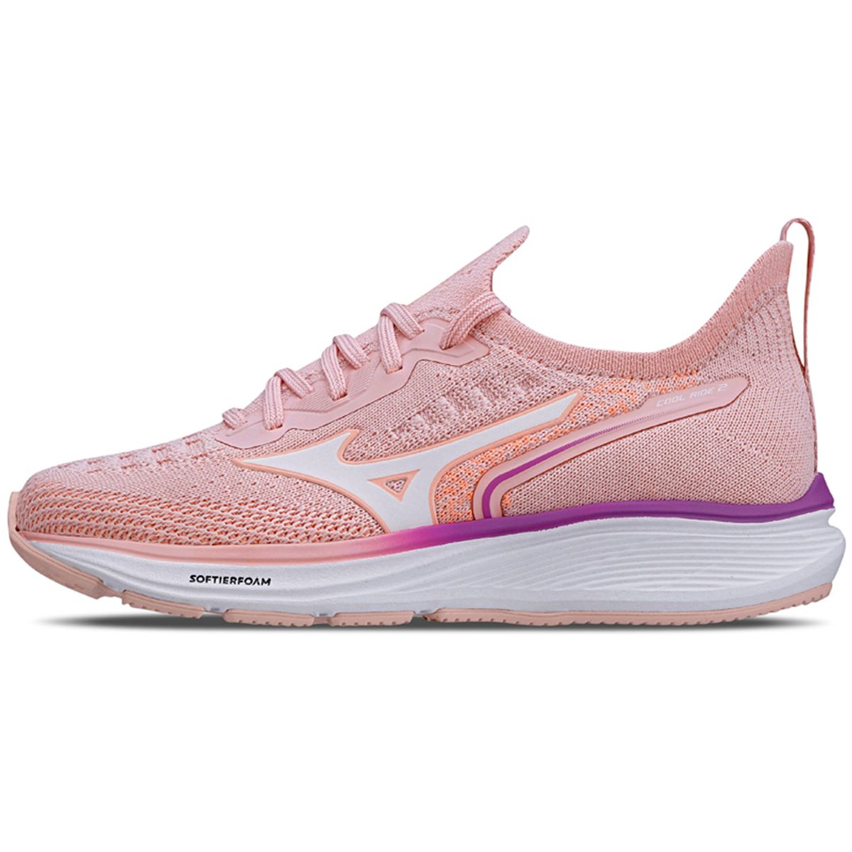 Tênis Casual Mizuno Cool Ride 2 Infantil 35 Rosa