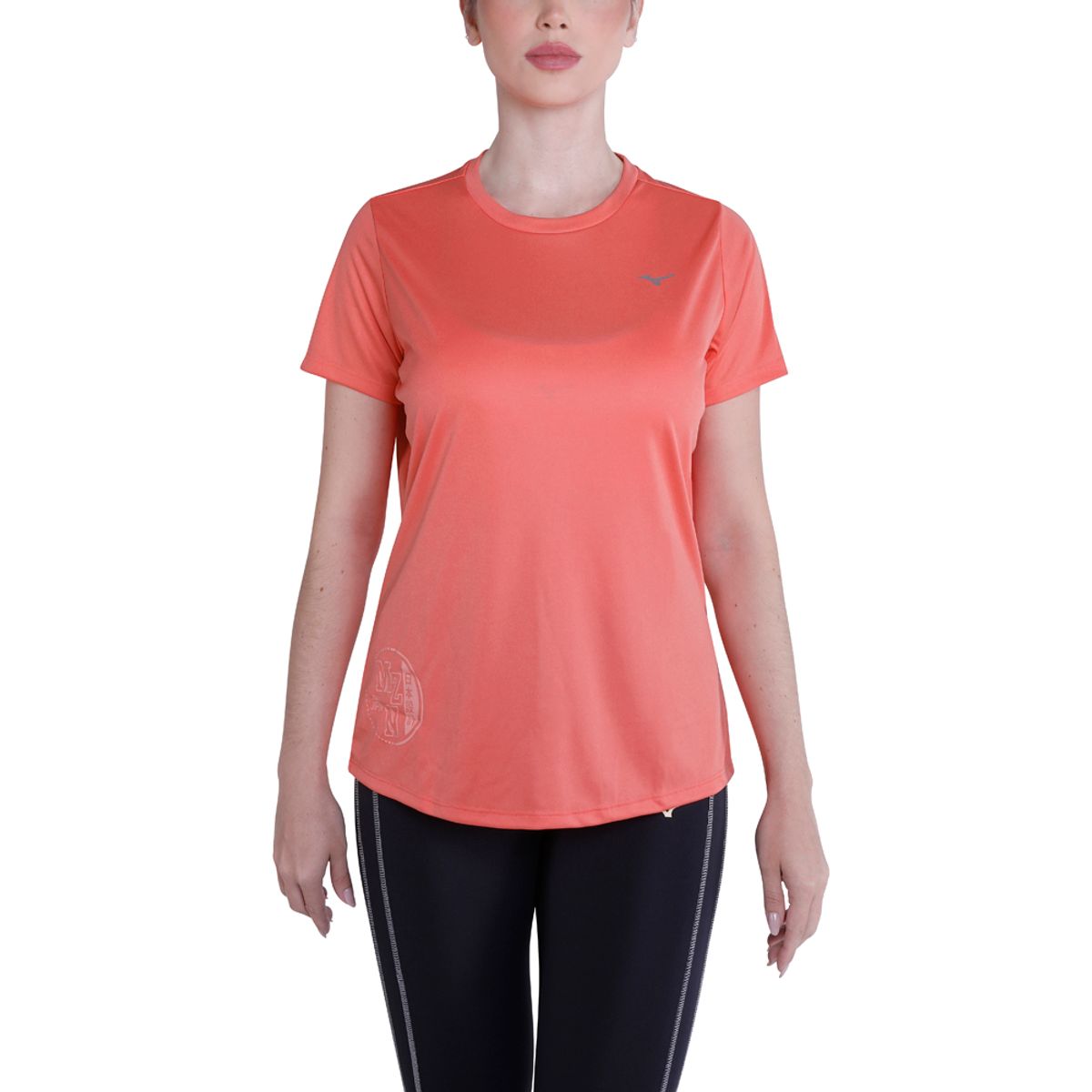 Camiseta de Treino Feminina Mizuno Energy Stamp M Laranja