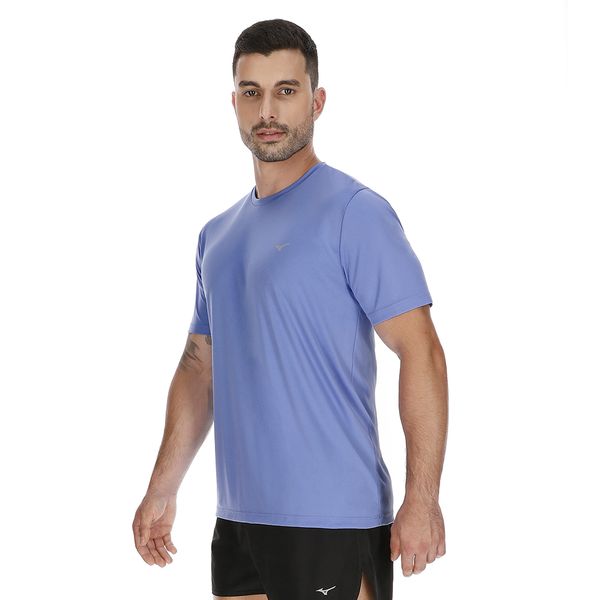 Camiseta de Treino Masculina Mizuno Run Spark 2 EG Azul