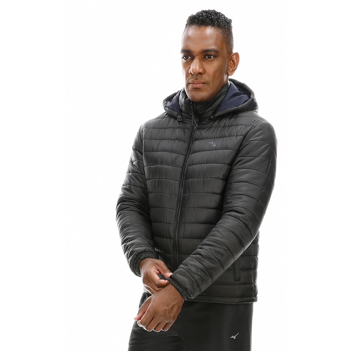 Jaqueta de Treino Masculina Mizuno Puff P Preto