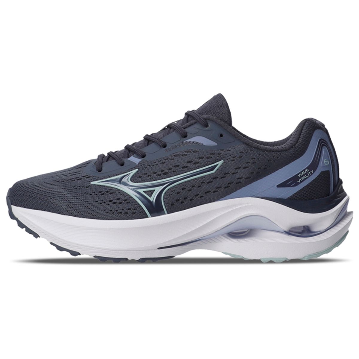 Tênis de Corrida Feminino Mizuno Wave Vitality 6 40 Azul