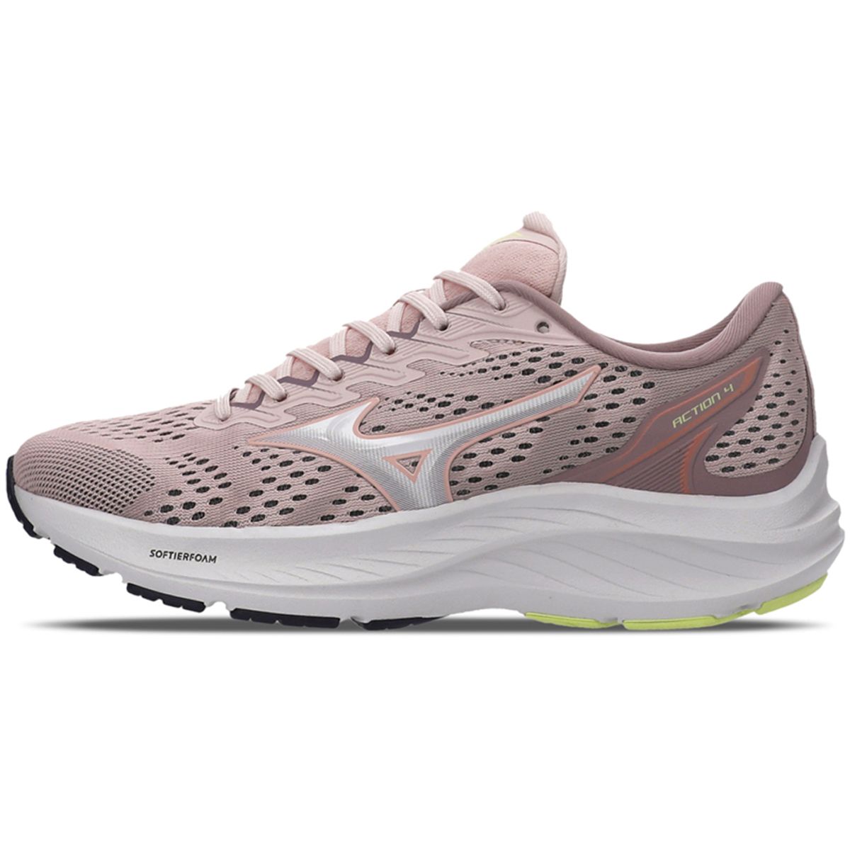 Tênis de Corrida Feminino Mizuno Action 4 34 Rosa