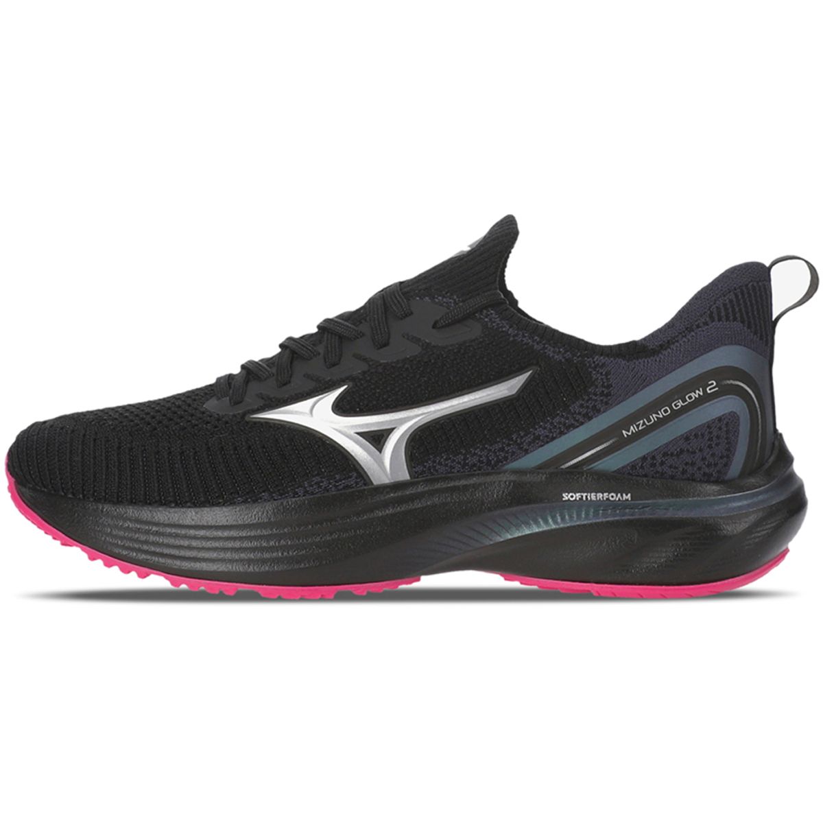 Tênis de Corrida Mizuno Glow 2 39 Preto
