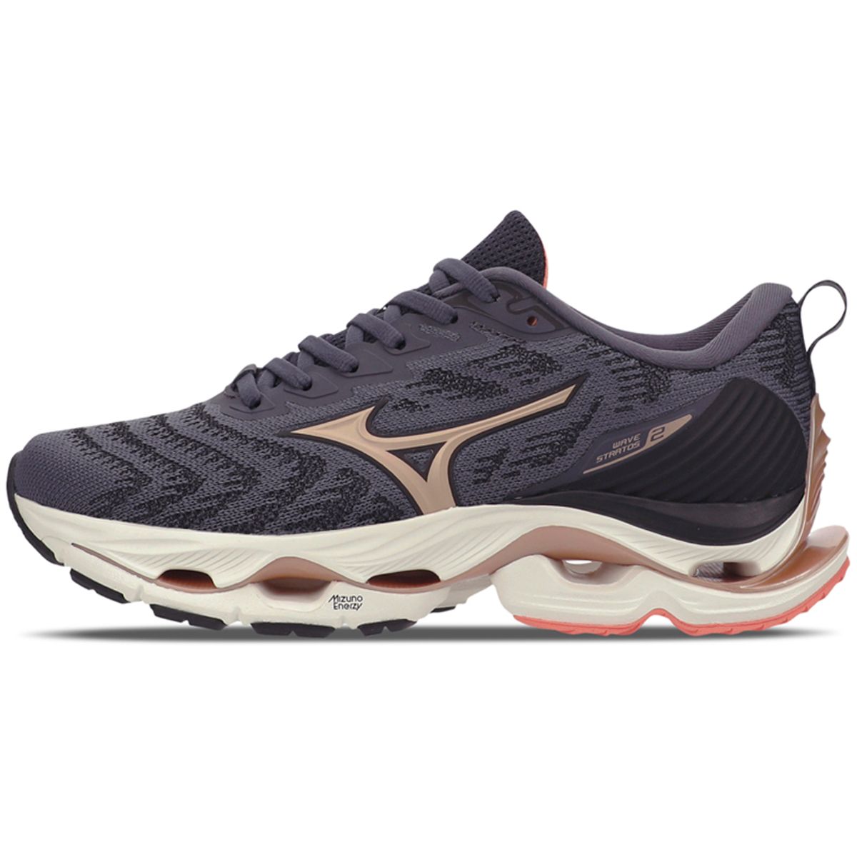 Tênis de Corrida Mizuno Wave Stratos 2 40 Roxo