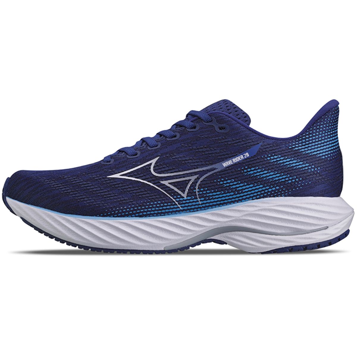 Tênis de Corrida Masculino Mizuno Wave Rider 28 40 Azul
