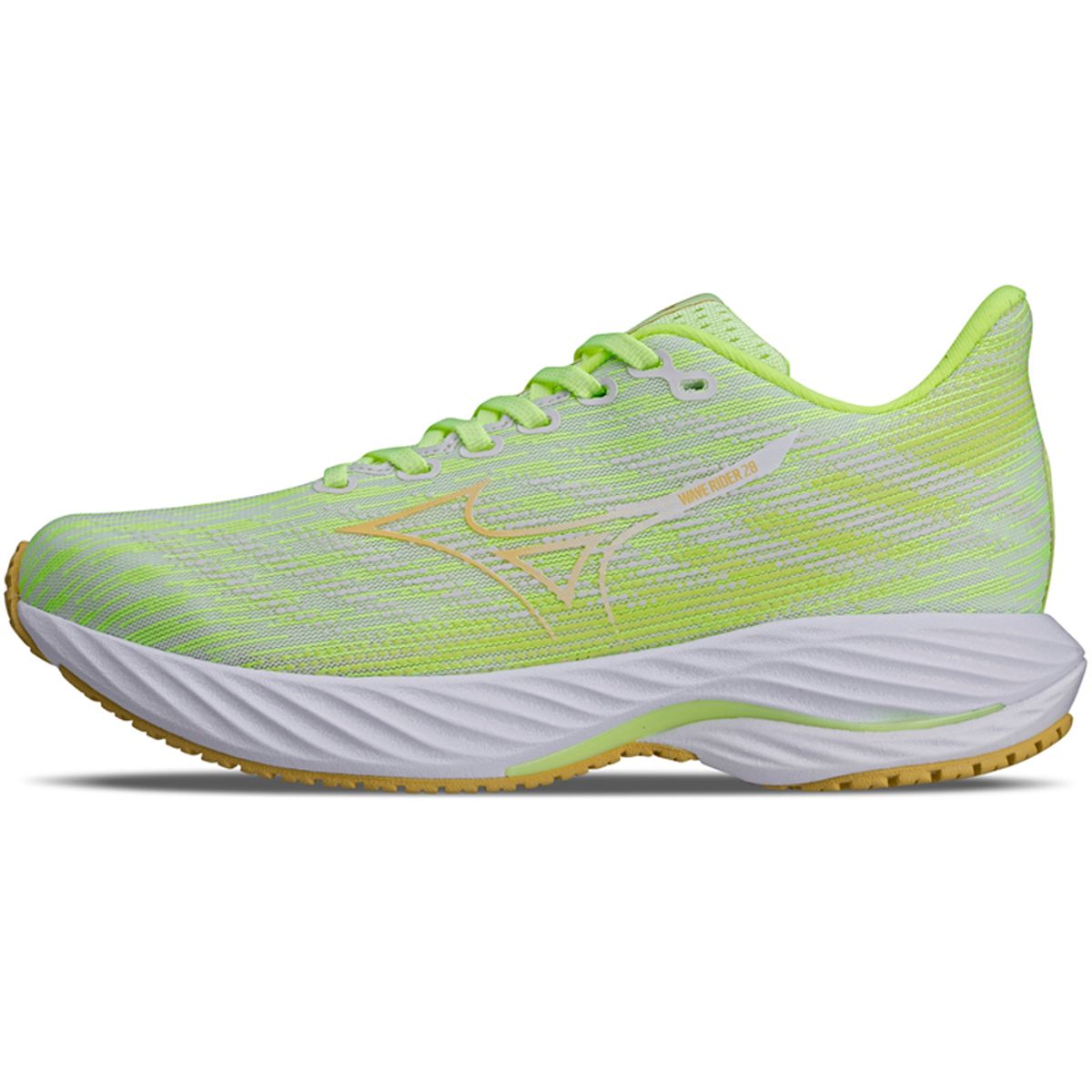 Tênis de Corrida Feminino Mizuno Wave Rider 28 34 Verde
