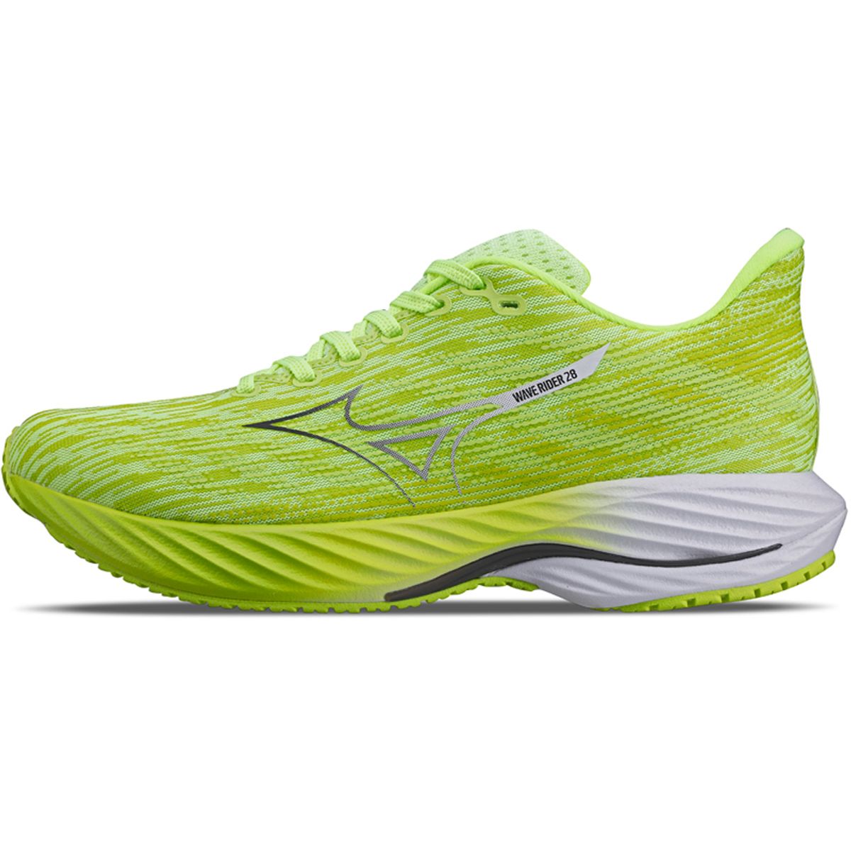 Tênis de Corrida Masculino Mizuno Wave Rider 28 39 Amarelo