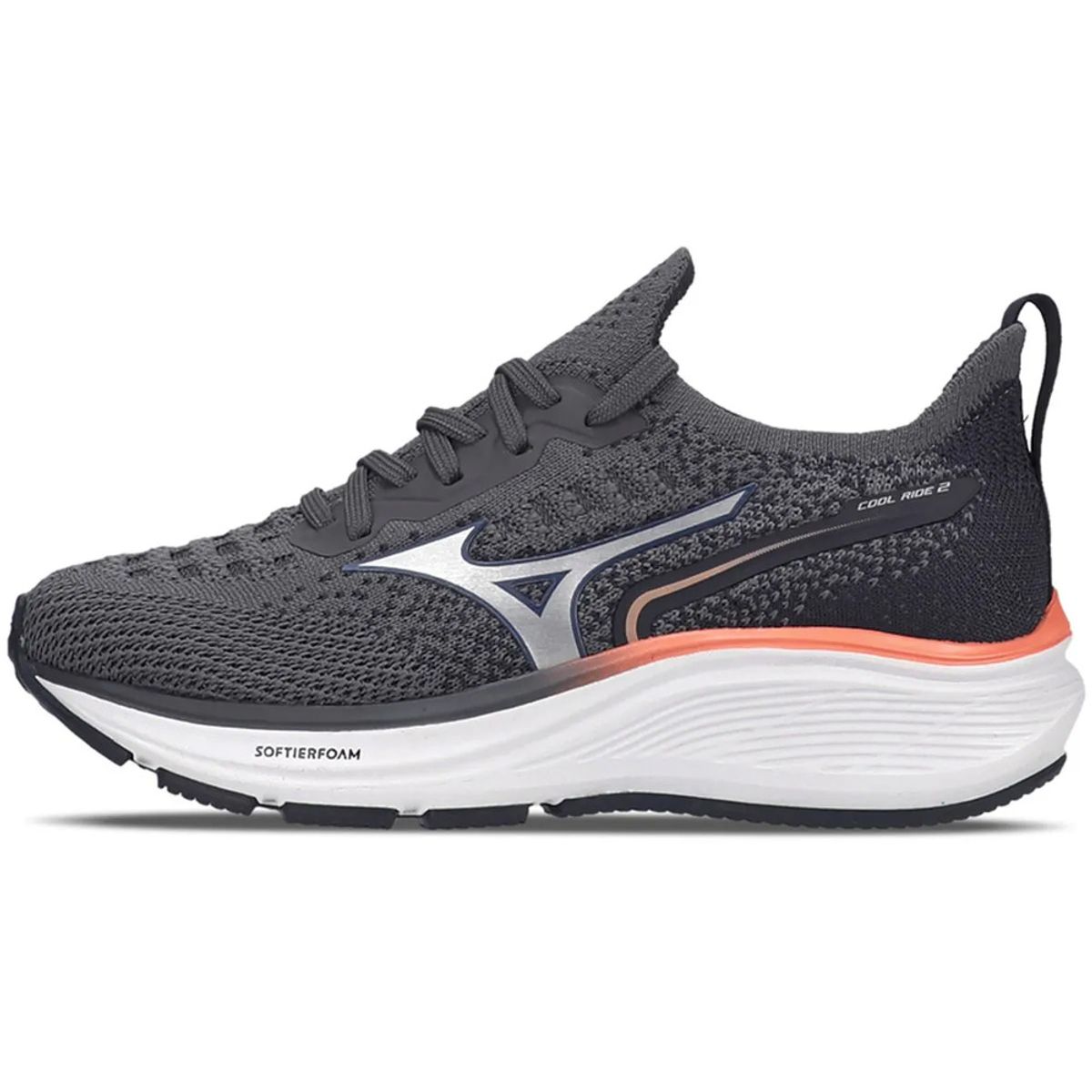 Tênis Casual Mizuno Cool Ride 2 Infantil 34 Cinza