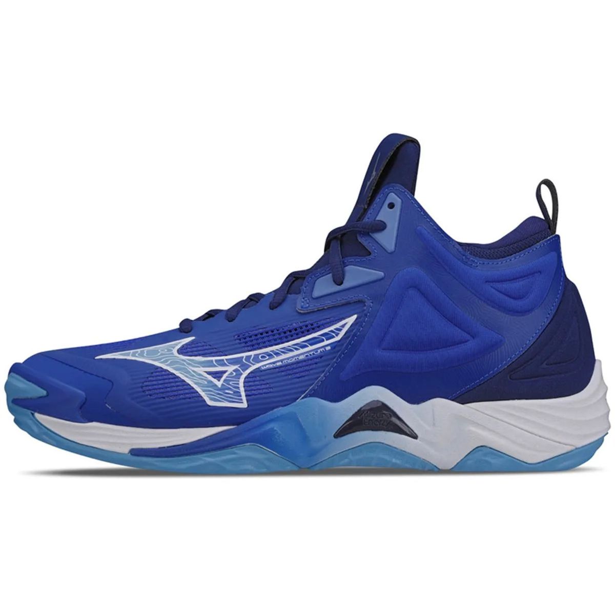 Tênis de Vôlei Mizuno Wave Momentum 3 Mid 41 Azul