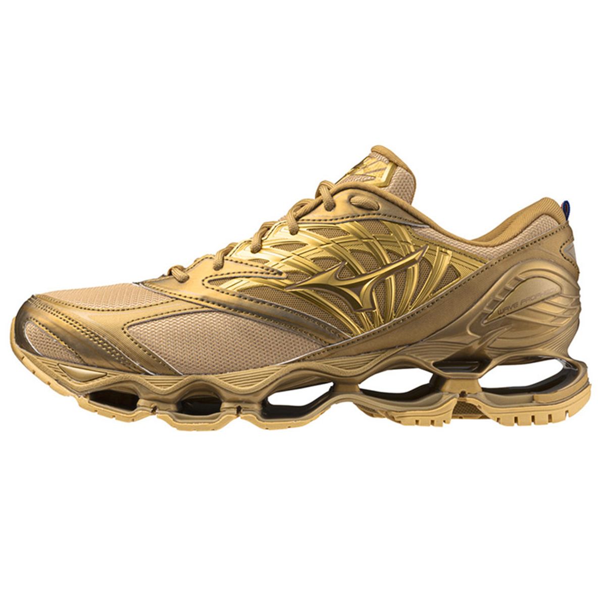 Tênis Mizuno Wave Prophecy Ls Shinzo 35 Dourado