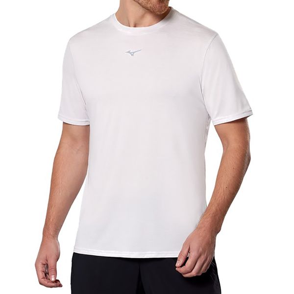 Camiseta de Corrida Masculina Mizuno Core G Branco